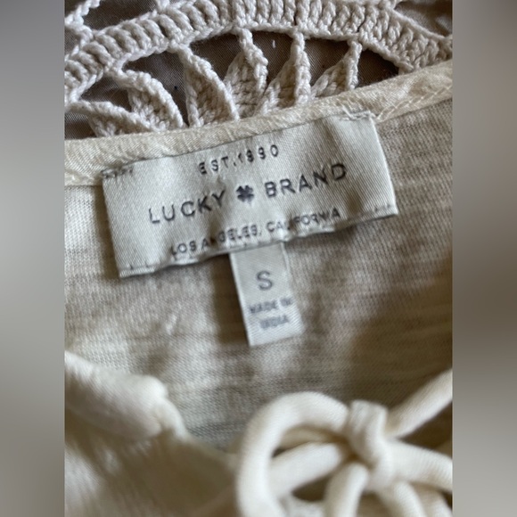 Lucky brand bohemian top - Picture 7 of 10